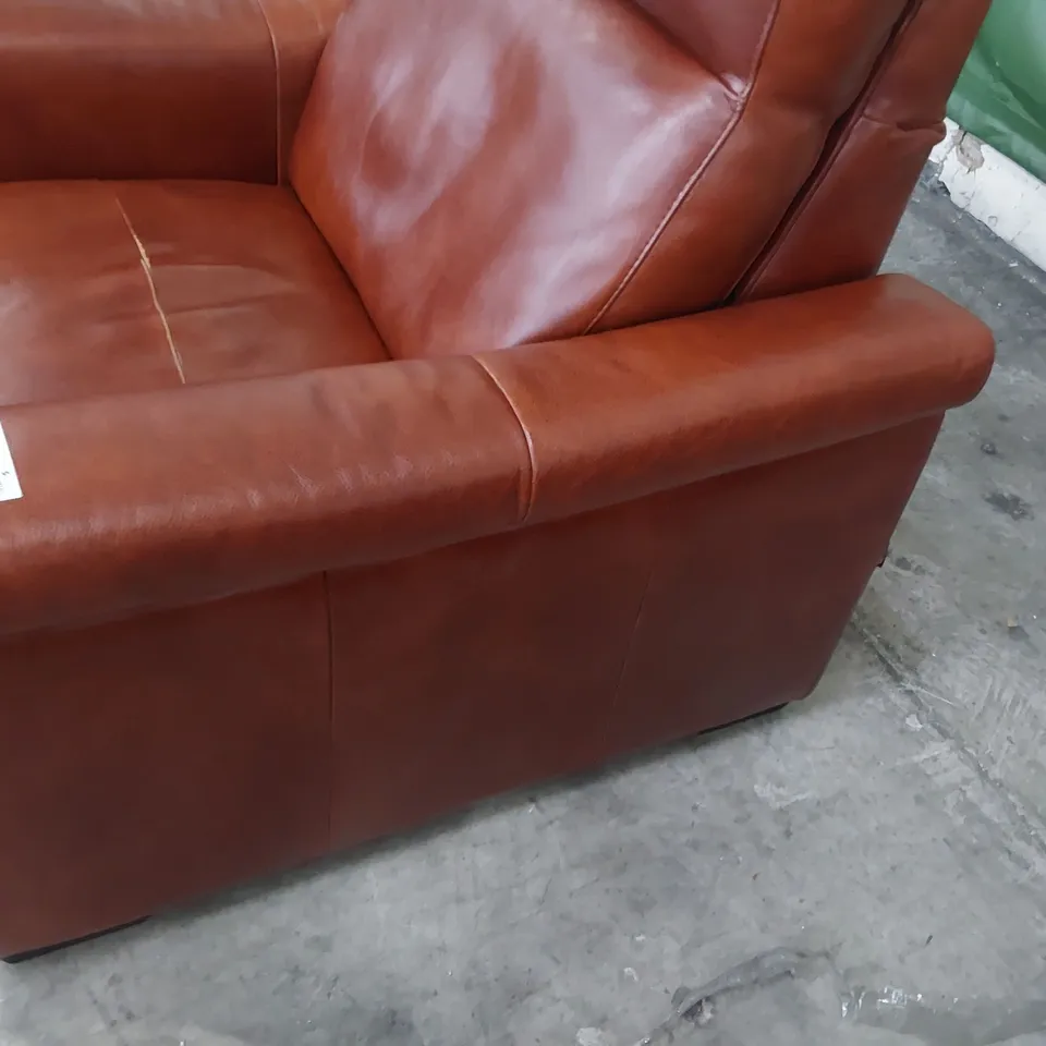 QUALITY ITALIAN DESIGNER ADRIANO POWER RECLINING EASY CHAIR TAN LEATHER 