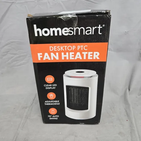 HOMESMART DESKTOP PTC FAN HEATER – BOXED