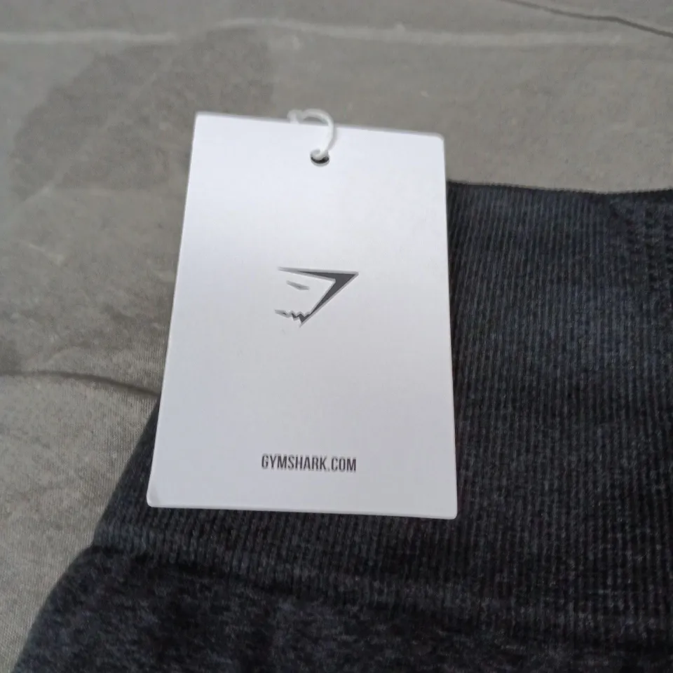 GYMSHARK VITAL SEAMLESS 2.0 LEGGINGS – BLACK MARL, UK SIZE S