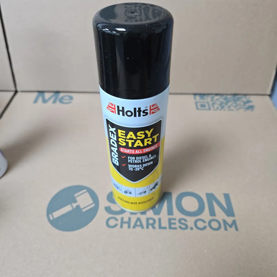 APPROXIMATELY 10 ASSORTED AEROSOLS INCLUDING FENJAL SHOWER MOUSSE , BRADEX EASY START FOR ENGINES AND SENSET SKIN CLEANSING FOAM 