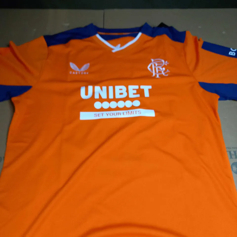 RANGERS FC AWAY SHIRT WITH 55 MCWHINNIE SIZE L