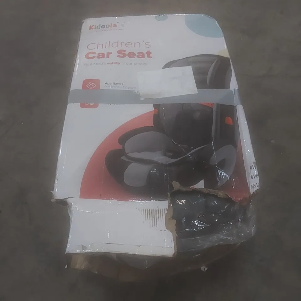 BOXED KIDOOLA CHILDREN'S CAR SEAT / BOOSTER SEAT 