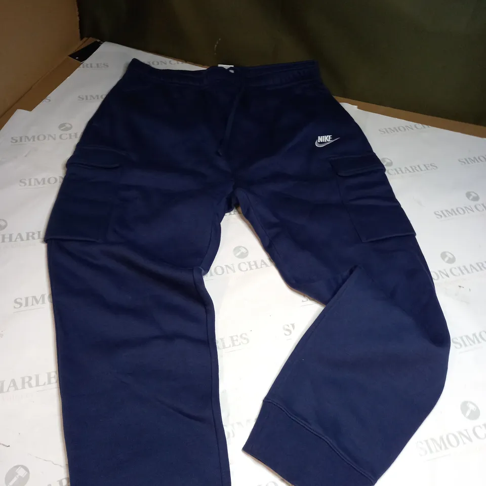 LARGE NAVY BLUE NIKE JOGGERS 