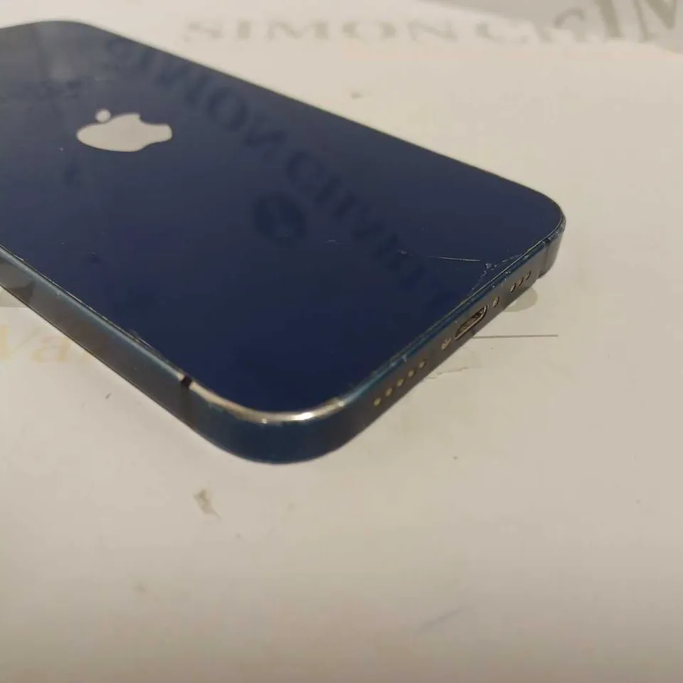 APPLE IPHONE - BLUE MODEL UNKNOWN