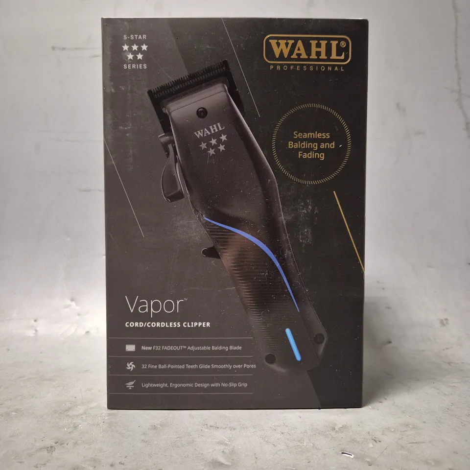 SEALED WAHL VAPOR CORDLESS CLIPPER 