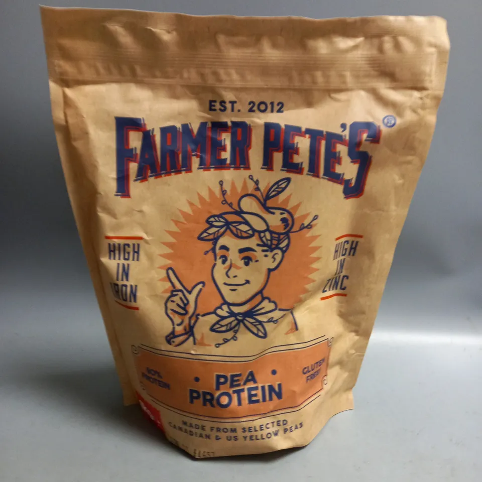 FARMER PETE'S PEA PROTEIN FOOD SUPPLEMENT POWDER 1KG 