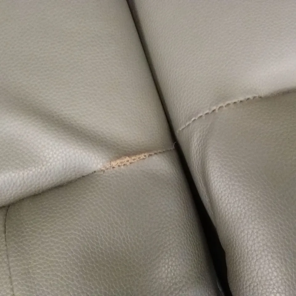 ROTHBURY LUXURY FAUX LEATHER HIGH BACK 2 SEATER MANUAL RECLINER SOFA - CHARCOAL RRP £629