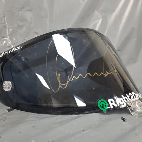 REMY GARDNER SIGNED MOTORCYCLE HELMET VISOR