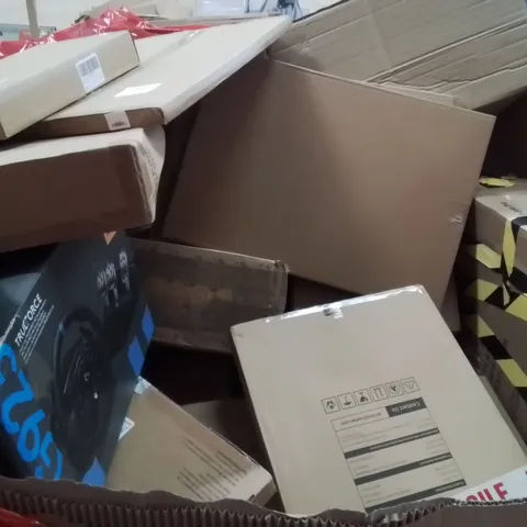 PALLET OF ASSORTED HOUSEHOLD GOODS AND PRODUCTS TO INCLUDE;LOGITECH G29,DESK,PHOTO FRAME