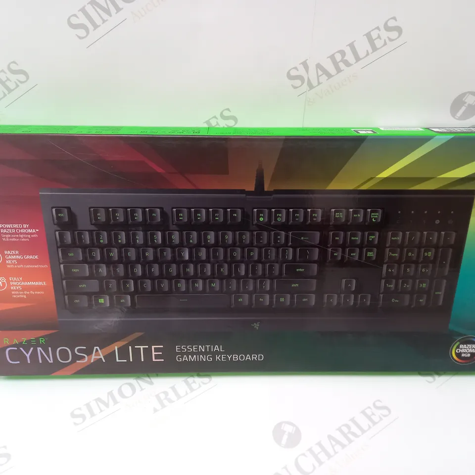 BRAND NEW BOXED RAZER CYNOSA LITE ESSENTIAL GAMING KEYBOARD