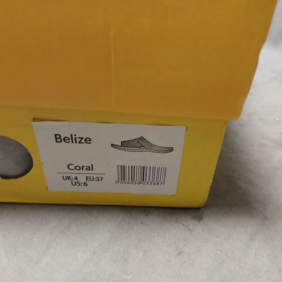 STRIVE BELIZE CORAL PINK WOMEN’S SANDALS – UK 4 (EU 37; US 6)