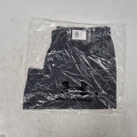 BAGGED UNDER ARMOUR VANISH WOVEN 6" SHORTS IN BLACK SIZE LARGE