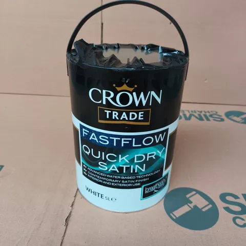 CROWN TRADE FAST FLOW QUICK DRY SATIN WHITE (5L)