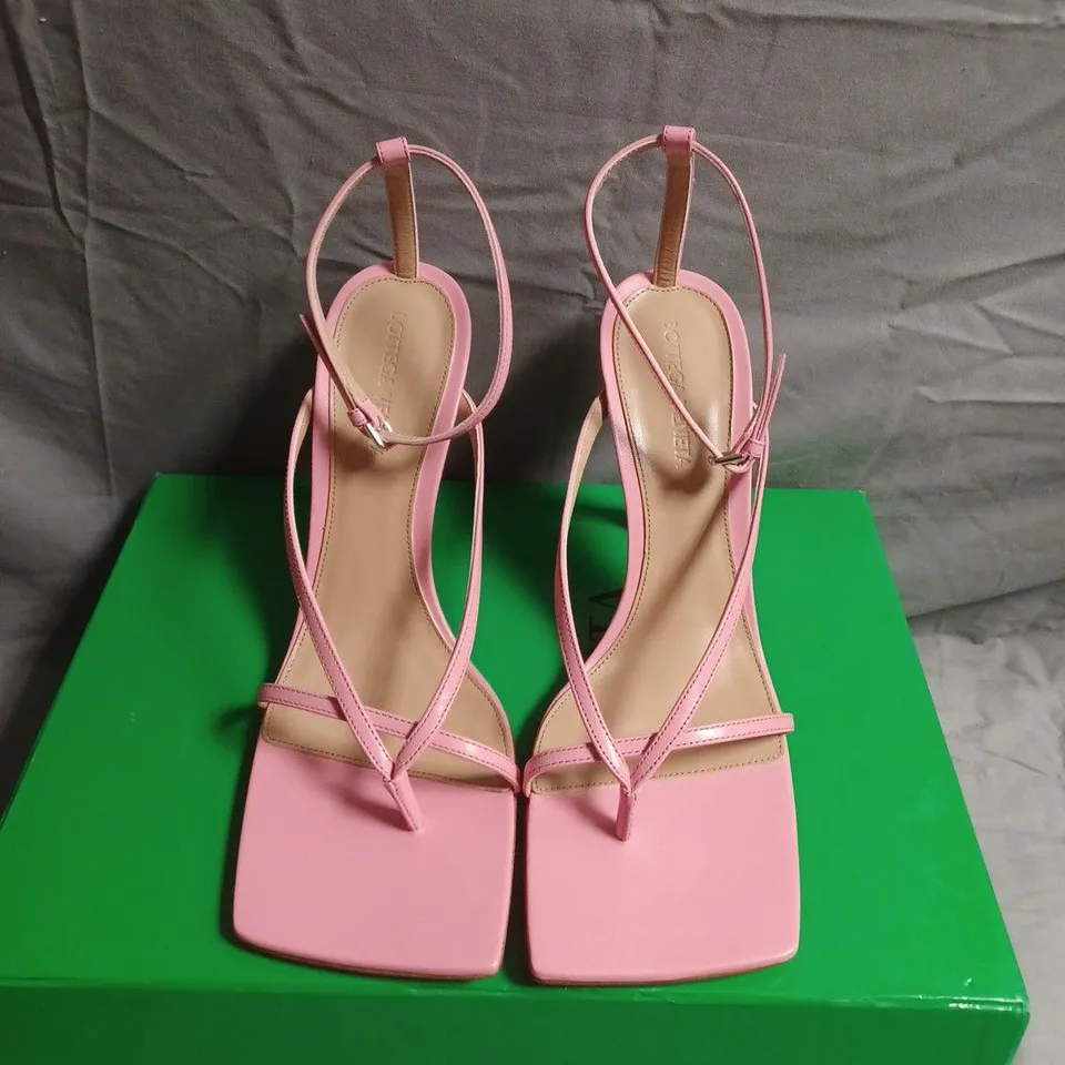 BOTTEGA VENETA STRETCH SANDAL – BLOSSOM PINK, WOMEN'S EU 39 (UK 6) – BOXED