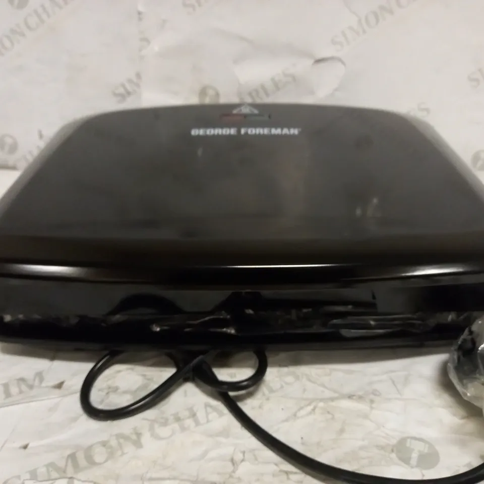 GEORGE FOREMAN MEDIUM REMOVABLE PLATES GRILL, BLACK [24330]