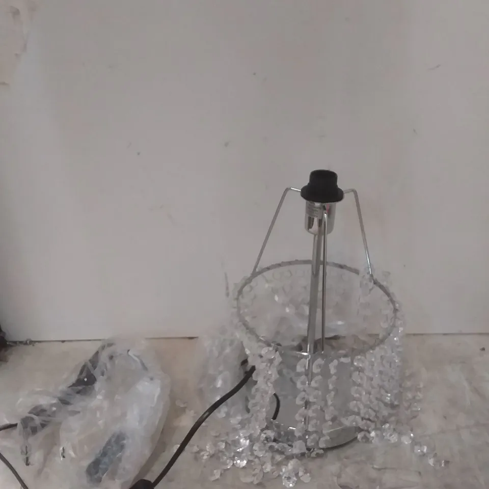 BOXED CRYSTAL TABLE LAMP  RRP £32