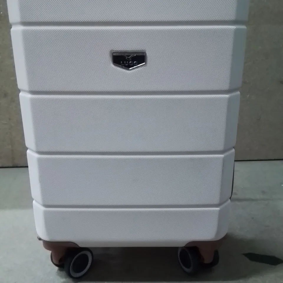 LUGG JETSET CABIN BAG CREAM&BROWN