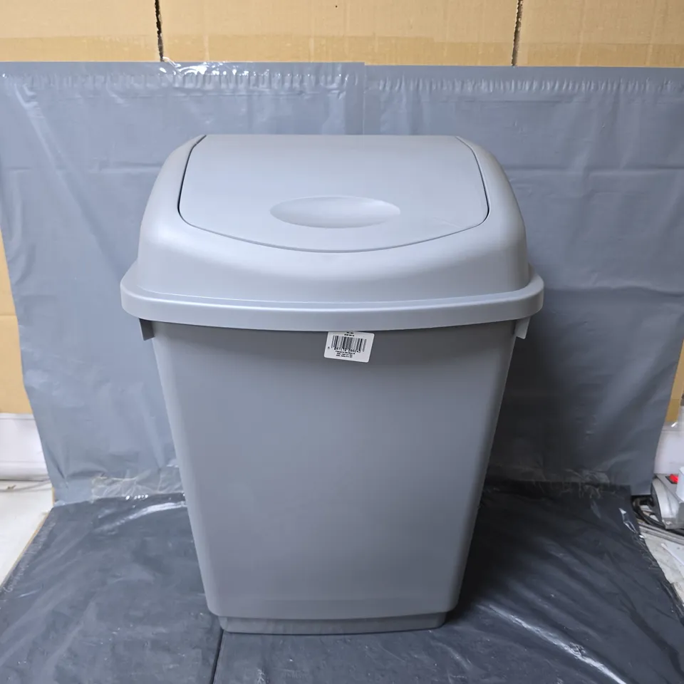 50L SWING BIN IN GREY