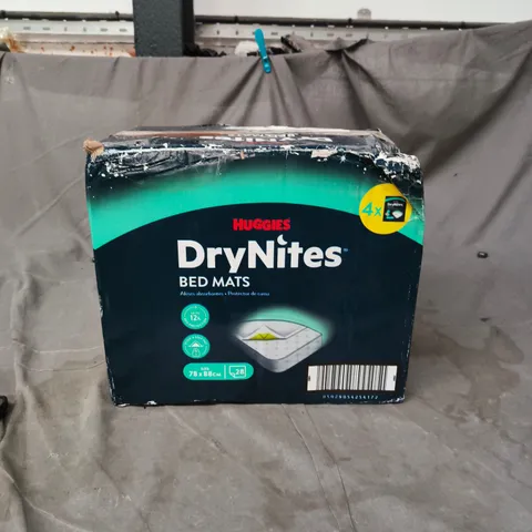 HUGGIES DRYNITES BED MATS – 4 PACK