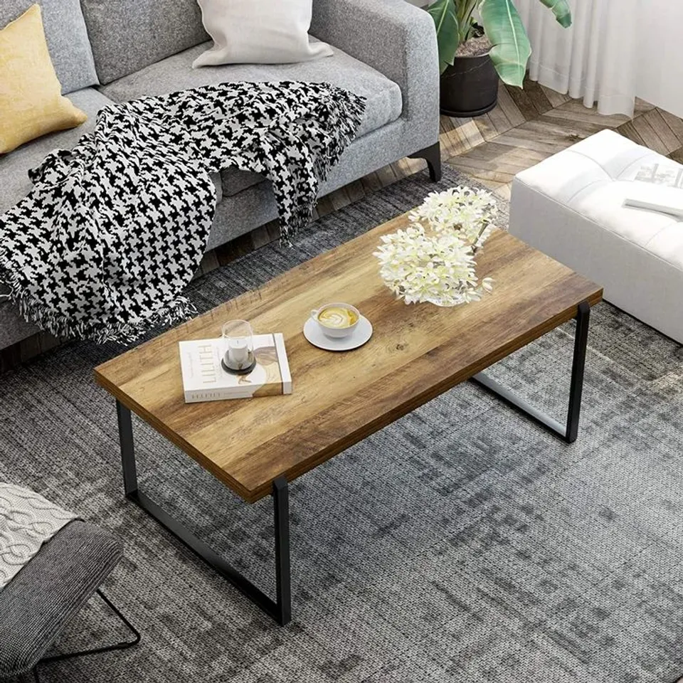 BOXED LUCILLE SLED COFFEE TABLE - 1 BOX