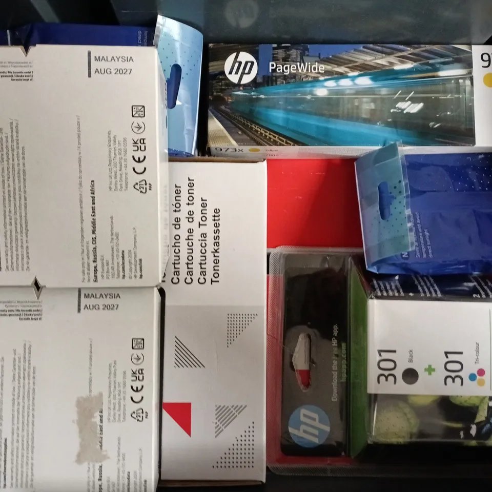 APPROXIMATELY 12 ASSORTED PRINTER CARTRIDGES