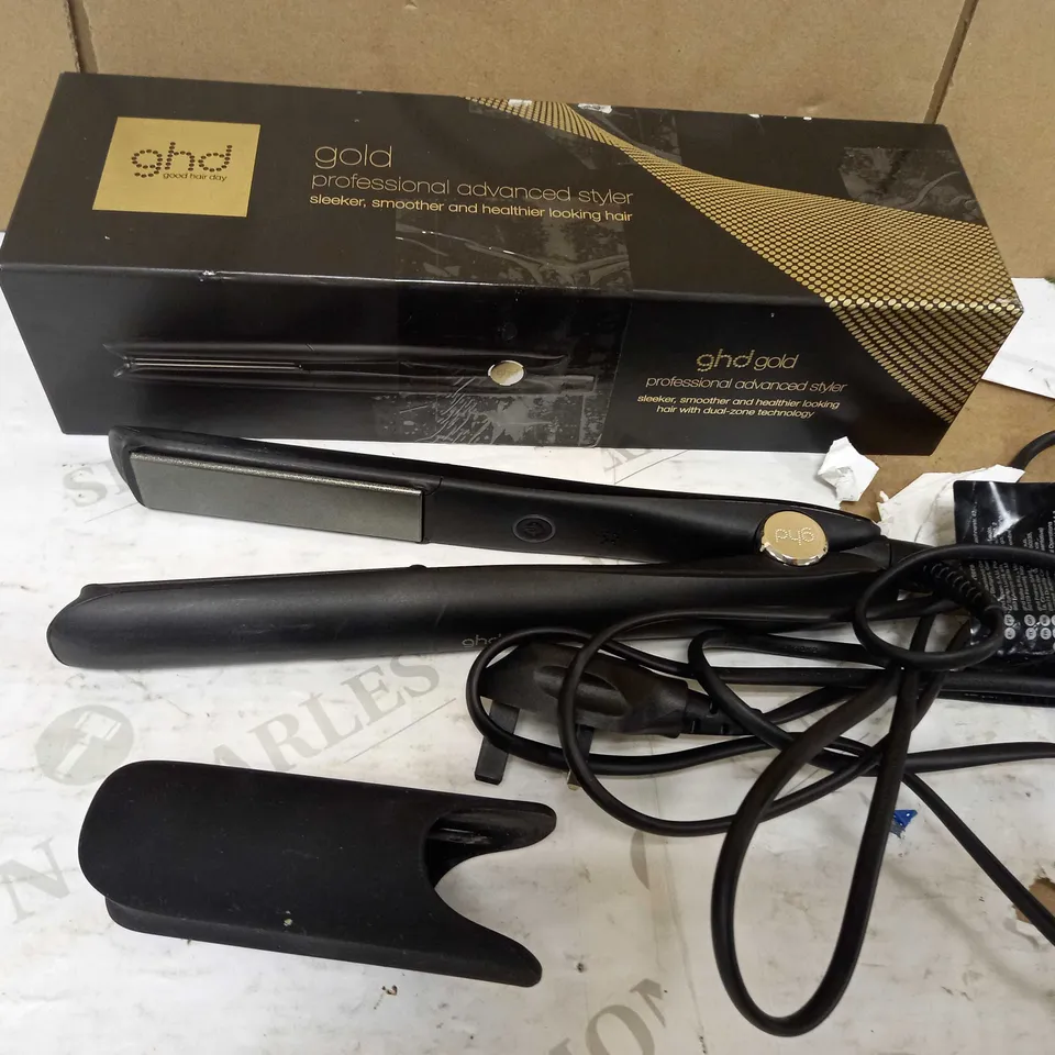 GHD GOLD STYLER PROFESSIONAL HAIR STRAIGHTENERS 