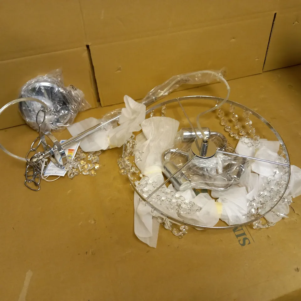 EMPIRE CEILING LIGHT CRYSTAL GLASS