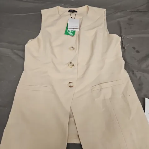 NOBODYS CHILD LONG LINE CREW WAISTCOAT - SIZE 8