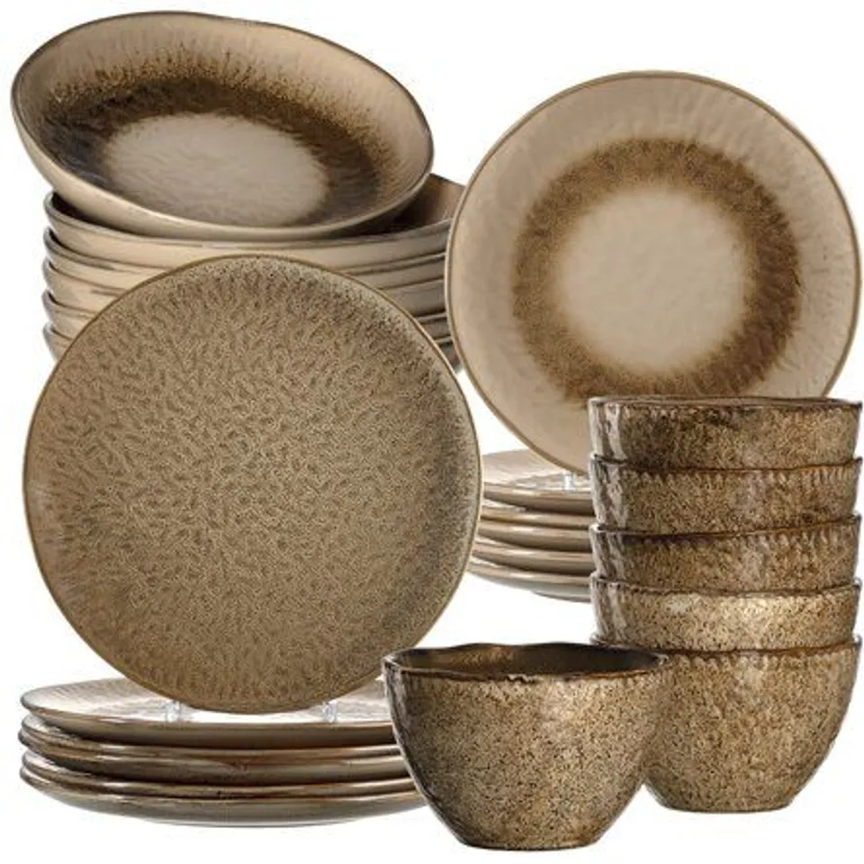MATERA 24 PIECE DINNERWARE SET SERVICE FOR 6