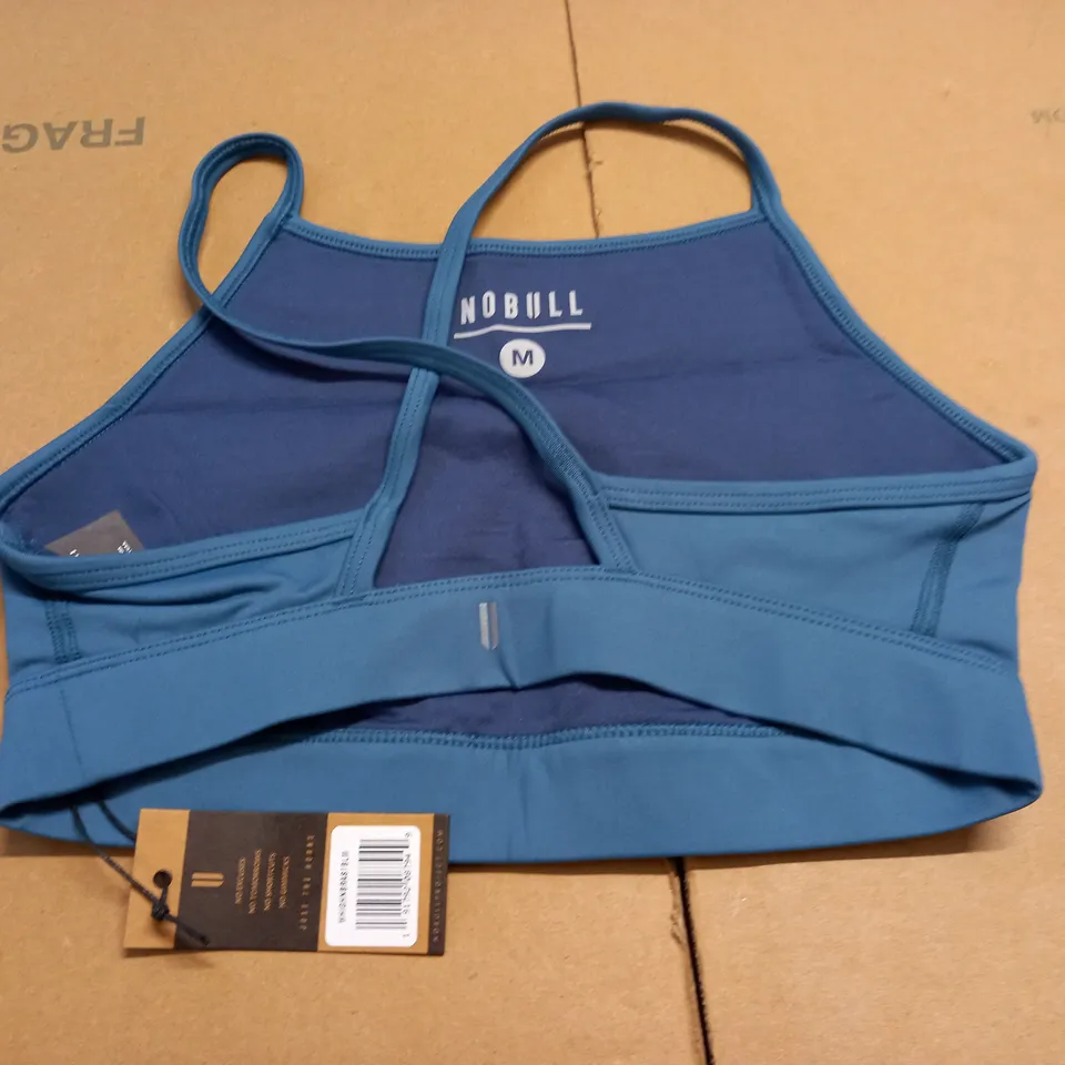 NO BULL BLUE SPORTS BRA - M