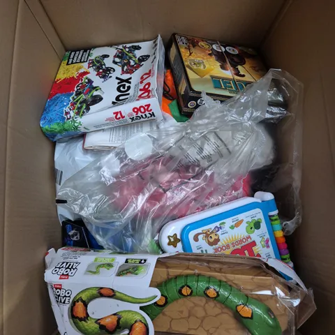 LARGE BOX OF ASSORTED TOYS AND GAMES