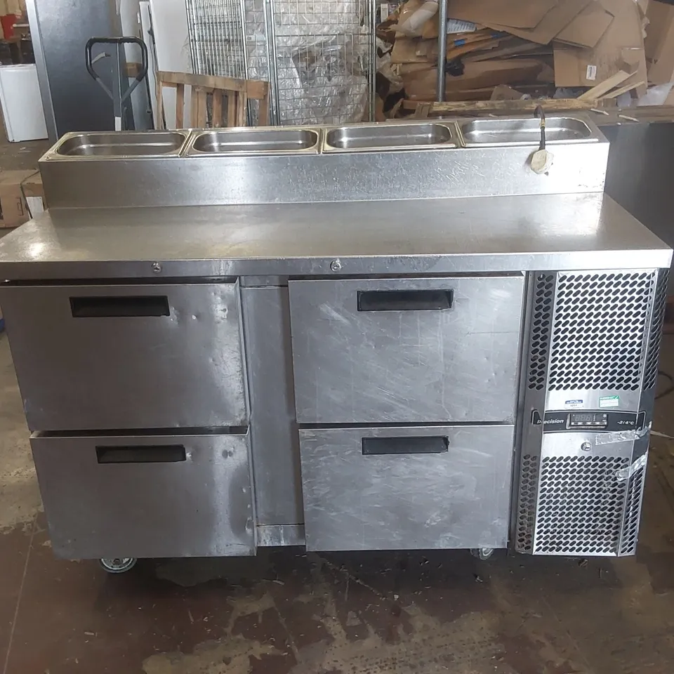 PRECISION BENCH FRIDGE WITH POTS