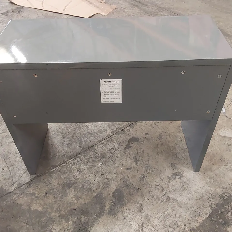 DESIGNER GREY WOODEN CONSOLE TABLE