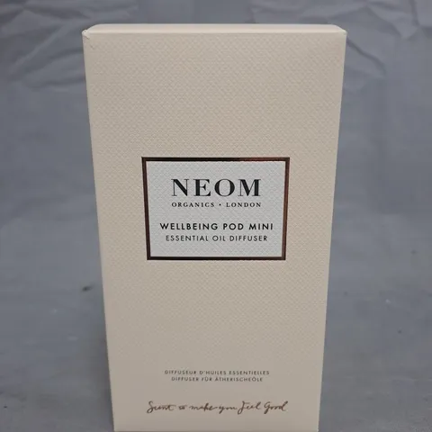 NEOM ORGANICS WELLBEING POD MINI ESSENTIAL OIL DIFFUSER – BOXED