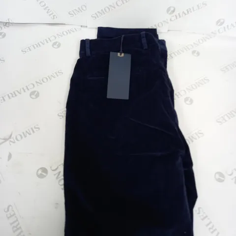 SPOKE CORDED TROUSERS IN NAVY SIZE UNSPECIFIED