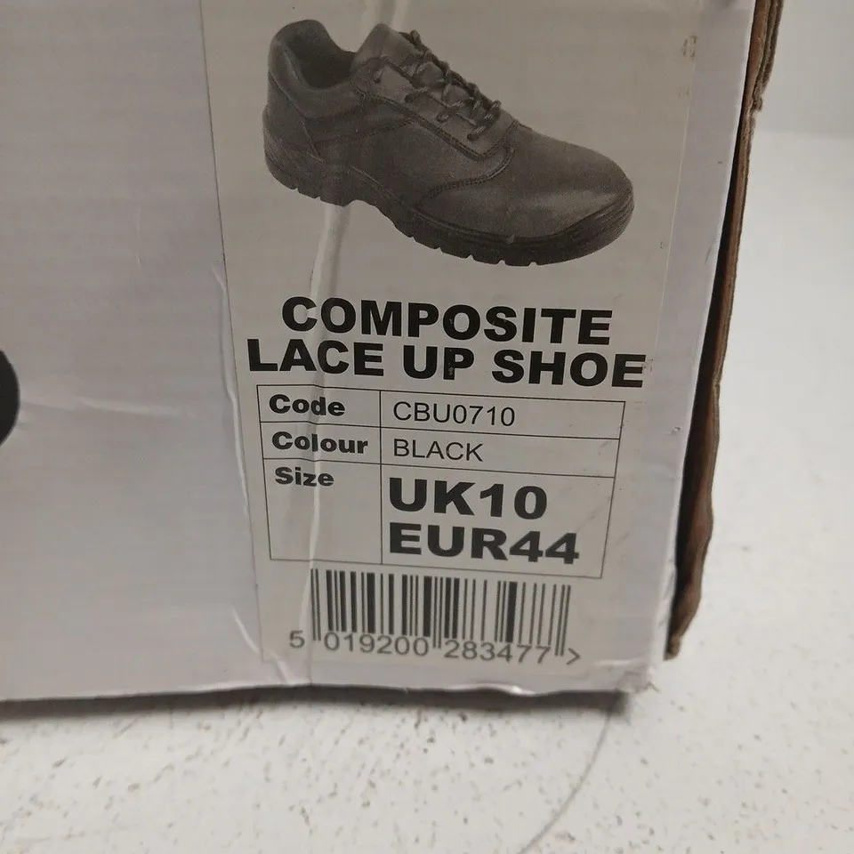 COMPOSITE LACE UP SHOE – BLACK, UK10 (EUR44)