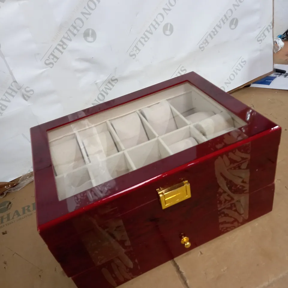 DESIGNER WATCH STORAGE BOX 