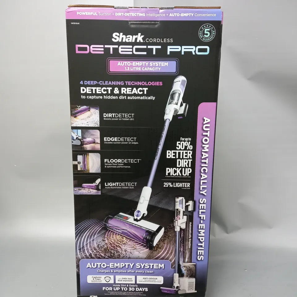 SHARK CORDLESS DETECT PRO VACUUM CLEANER 