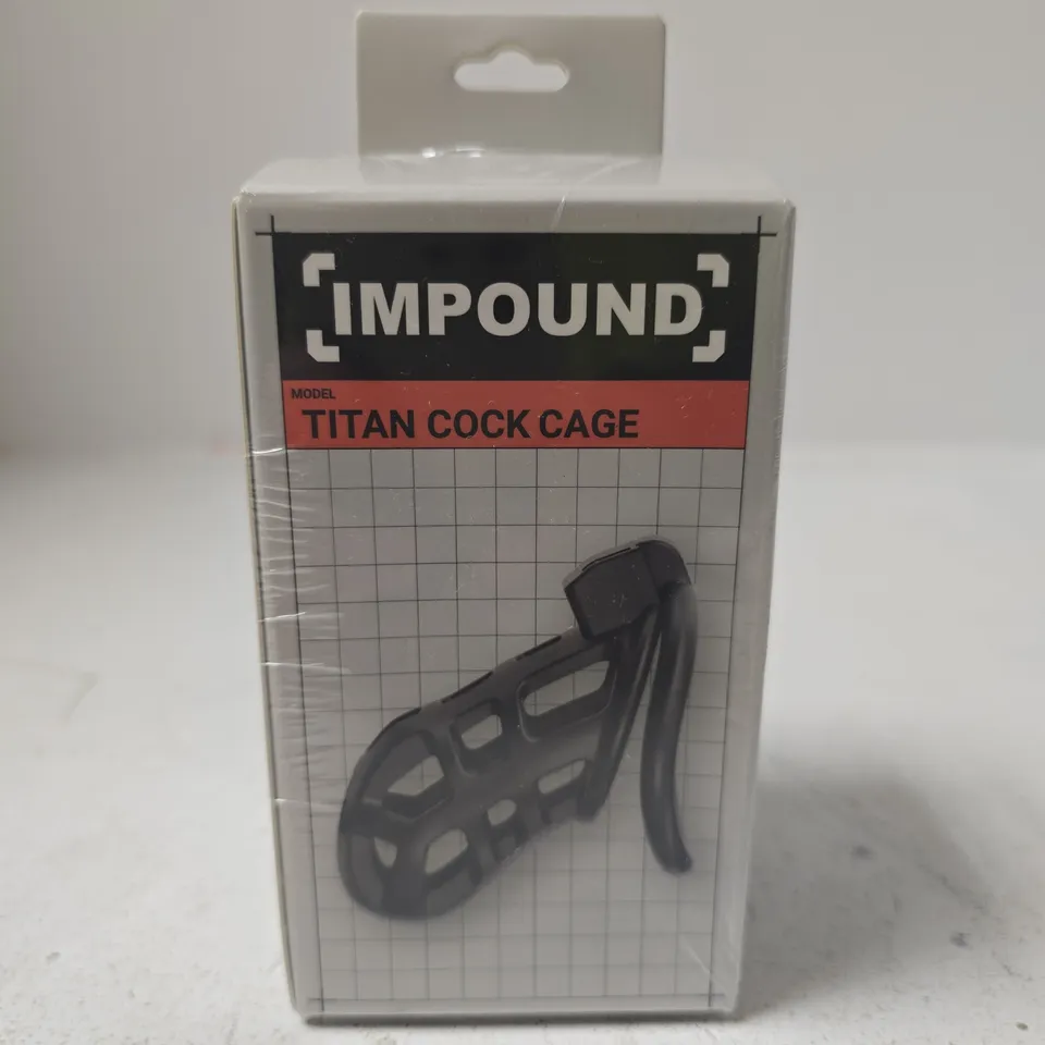 SEALED IMPOUND TITAN COCK CAGE