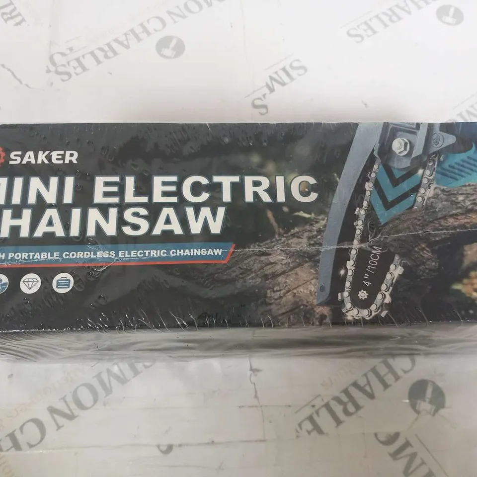 BOXED AND SEALED SAKER MINI ELECTRIC CHAINSAW