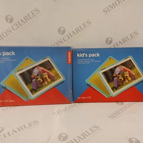 APPROXIMATELY 15 BOXED LENOVO KID'S TABLET PACKS FOR TAB 4 10/PLUS