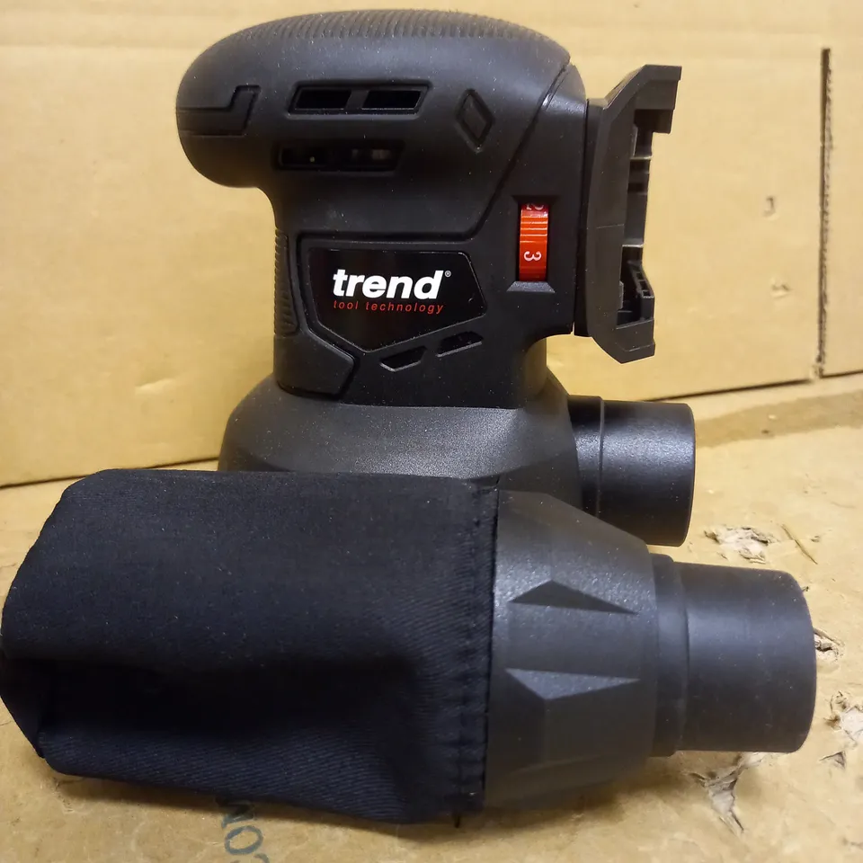 TREND T18S/ROS125B 18V CORDLESS 125MM RANDOM ORBITAL SANDER (BARE TOOL)