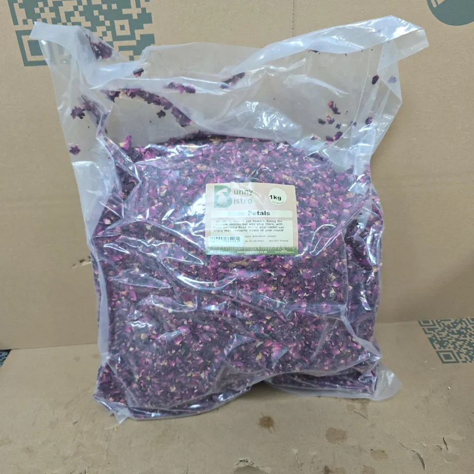 BUNNY BISTRO ROSE PETALS FOR RABBITS – 1KG