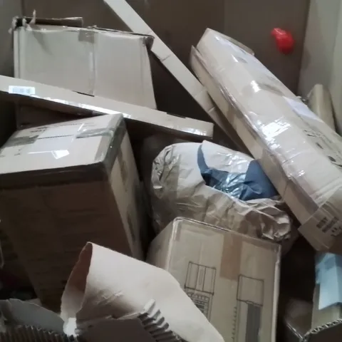 PALLET OF ASSORTED HOUSEHOLD GOODS AND PRODUCTS TO INCLUDE;PET BED,AIR COOLER,TENSION ROD