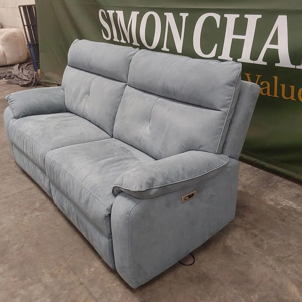 QUALITY DESIGNER ITALIAN MADE LUGANO 3 SEATER ELECTRIC RECLINER SOFA 