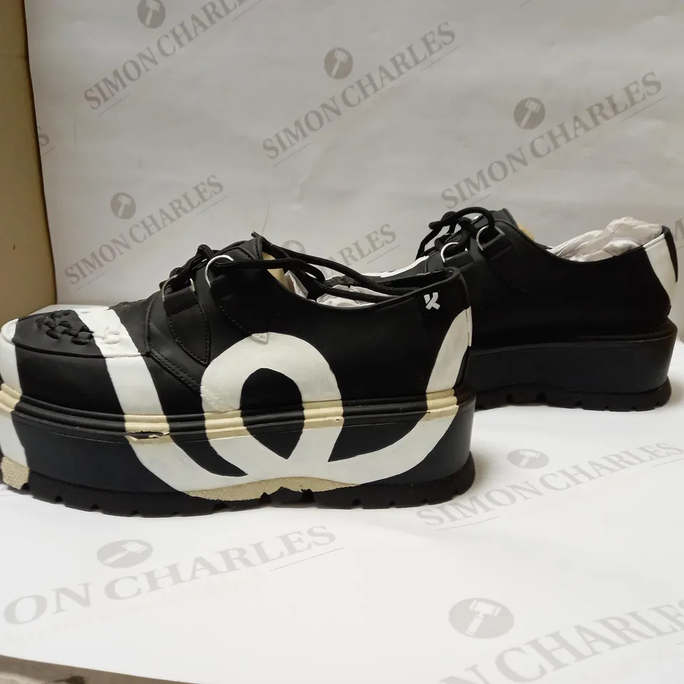 DESIGNER KOI VEGAN PLATFORM SHOES SIZE 7