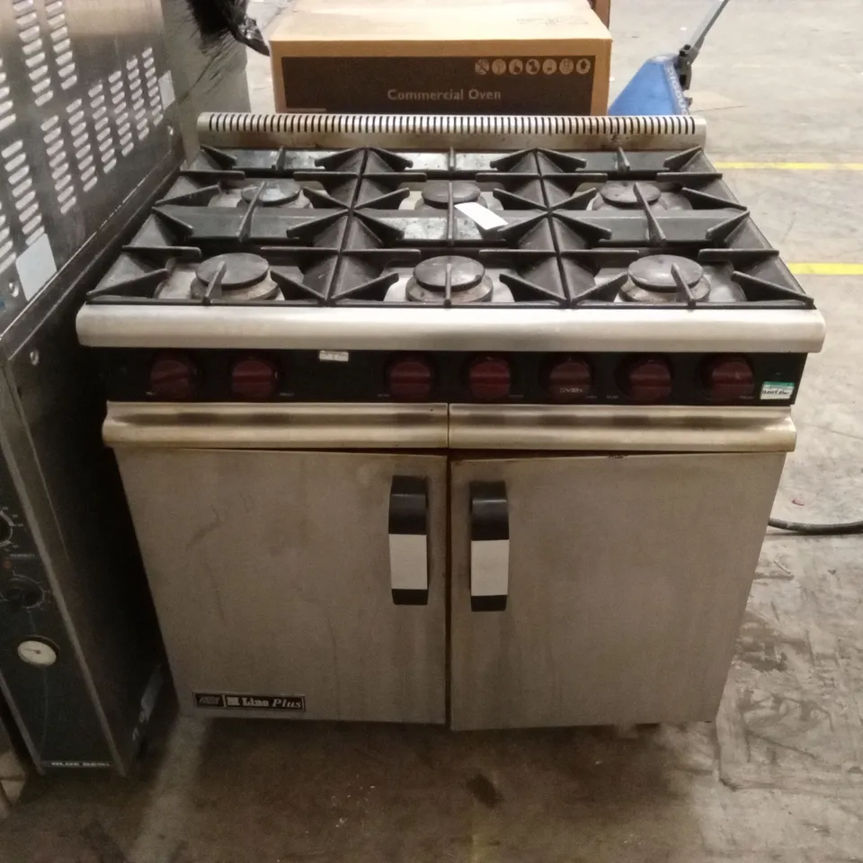 MV M-LINE PLUS COMMERCIAL 6-BURNER GAS COOKER