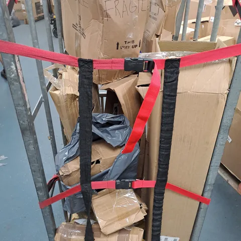 CAGE OF ASSORTED BOXED LIVE PLANTS - COLLECTION ONLY 