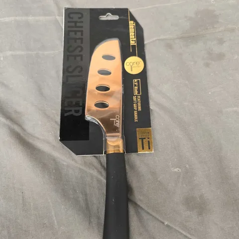APPROXIMATELY 20 CORE ELEMENTAL CHEESE SLICERS 4.5" BLADE 2 COLOURS