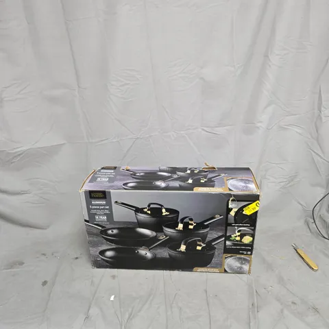 GEORGE HOME ALUMINIUM 5-PIECE PAN SET – BOXED